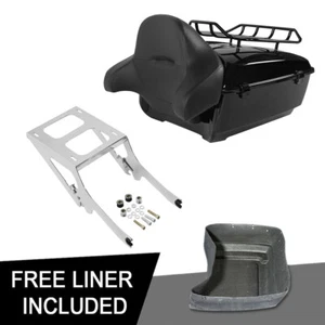13.7" King Trunk Mount Rack Pad For Harley Heritage Classic 18-24 - Picture 1 of 16