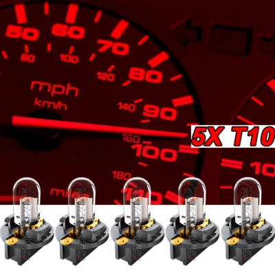 Red For Oldsmobile Olds 78 88 Cutlass Gauge Cluster LED Dashboard Bulbs - Image 1 of 4