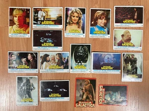 Vintage Set 16 Battlestar Galactica Original TV 1978 Trading Cards - Bild 1 von 2
