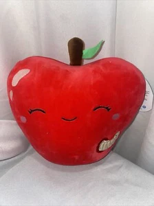 Peluche Kellytoy Squishmallow Ressie the Apple "Ritorno a scuola" 8 pollici rosso nuovo con etichette - Foto 1 di 3