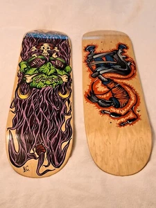 Two Custom Made Skateboard Decks - Picture 1 of 12