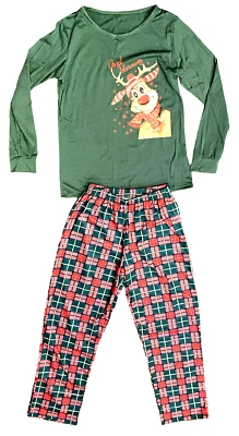 Rudolph Christmas Pajama Set Men’s Large – Good Morning 2-Piece PJs NWT - Image 1 of 4