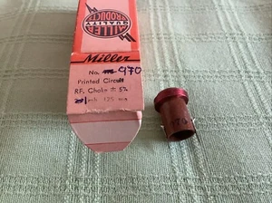 Estrangulador de circuito impreso Miller 970 RF 1mH 125mA - Imagen 1 de 3