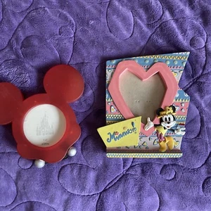 Vintage MINNIES SMALL HEART DISNEY Photo Picture FRAME 1994. Lot Of 2 - Picture 1 of 13