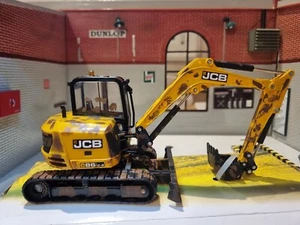 JCB 86C2 C-2 Midi Muddy Weathered Excavator Digger Britains 1:32 Scale Model - Picture 1 of 8