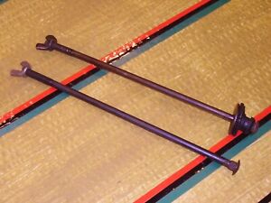 1951-6  Packard Battery Hold down long rods.  Pair.