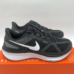 Nike Air Zoom Structure 25 Trainers uk6 Black Grey Running Shoes Sports Mens Gym - Picture 1 of 13