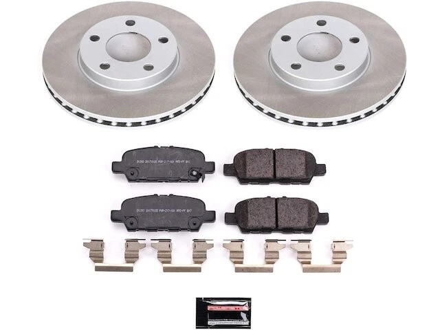 Rear Brake Pad and Rotor Kit For 2013 Infiniti EX37 YG446CM — 第 1/1 张图片