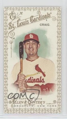 2014 Topps Allen & Ginter's Mini Gold Bordered Allen Craig #347 - Image 1 of 2
