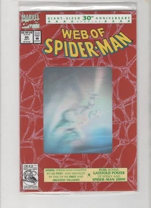 Web of Spider-Man #90, Hologram, Sealed Polybag, NM 9.4, 1st Print, 1992, Scans - Picture 1 of 2