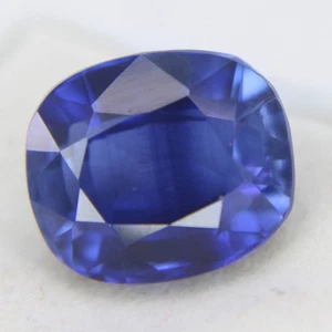 10.05 Ct Certified Natural Blue Sapphire Eye Clean Cushion Cut Loose Gemstones - Picture 1 of 6