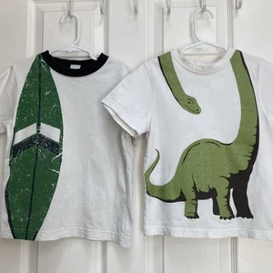 Vintage 2008/2011 Gymboree Dinosaur + Surfboard Tee + Shorts - size 5 years - Picture 1 of 3