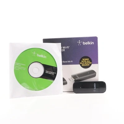 Belkin N600 DB Wireless Dual-Band USB Network Adapter - Image 1 of 2