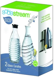 Soda Stream Wasser Zu-/Aufbereiter-Zubehör 1047200490 Glaskaraffe Duopack - Bild 1 von 1