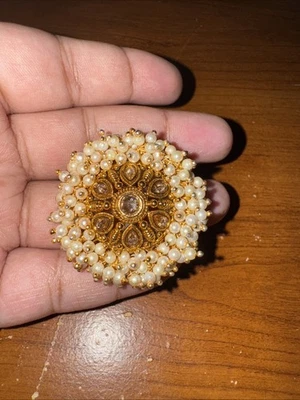 Anillo Kundan indio paquistaní  Foto 1 de 3