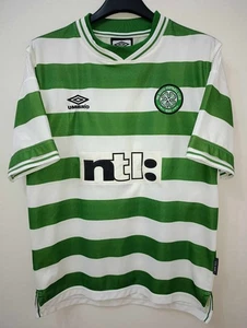 CELTIC GLASGOW 1999-2000 NTL camiseta shirt trikot maillot maglia M - Picture 1 of 7
