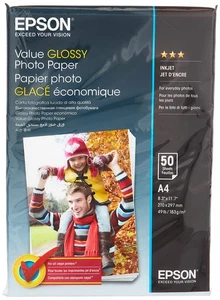 Błyszczący papier fotograficzny Epson C13S400036 A4 o standardowej pojemności - Zdjęcie 1 z 3