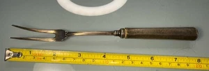 Vintage 2 Prong Fork Old Sterling Silver Mark 28 grams - Picture 1 of 5