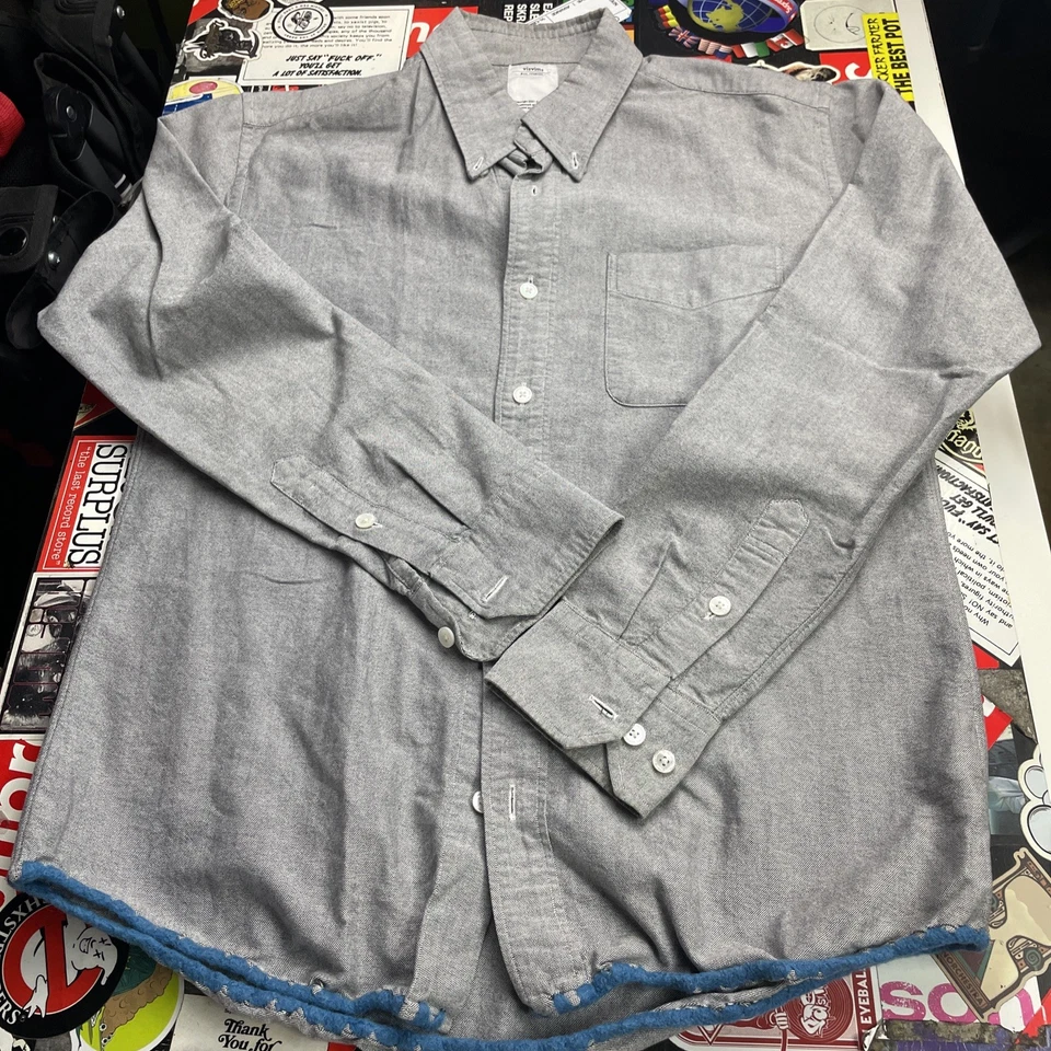 Visvim Button Down Shirt Size 1 Made in Japan Rare Indigo Chambray - Image 1 of 4