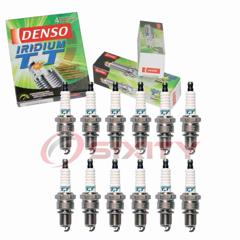 12 bujías Denso Iridium TT para Ferrari 365 GT4 BB 1974 4,4 L H12 zx Foto 1 de 4