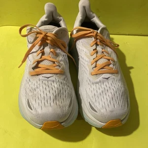Zapatilla deportiva para correr Hoka One One Clifton 8 blanca para mujer talla 11D 1121375 BDBW - Imagen 1 de 5