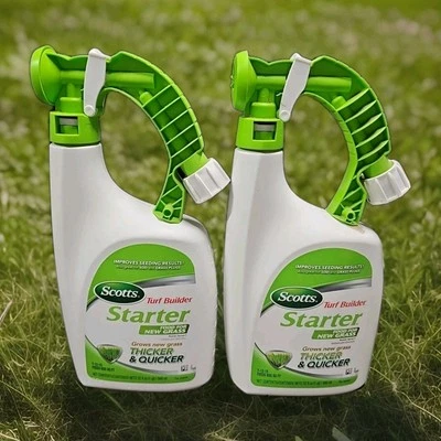 2 PACK Scotts 23100 Césped Constructor Alimentos Iniciales para Hierba Nueva Listo-Spray 32 fl OZ Foto 1 de 4