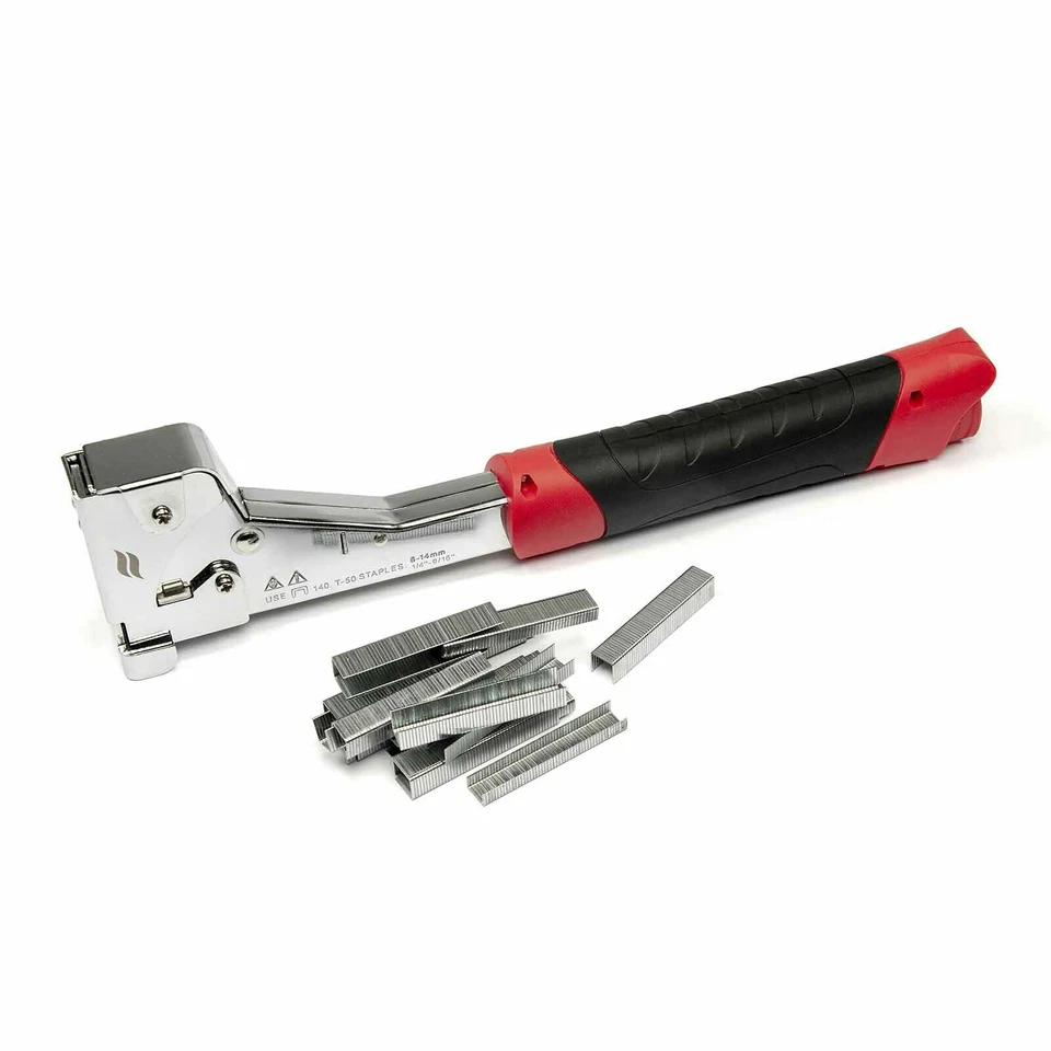 Profi Hammertacker Tacker Handtacker Schlaghefter 6-12 mm inkl.1000 Heftkammern - Bild 1 von 3
