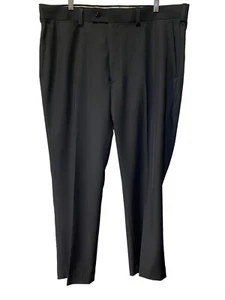 louis raphael golf Pants 40x30 Very Good Condition Black 100% Polyester - Picture 1 of 12