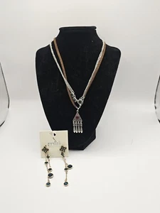 Ohrring und Halskette Set Mia Collection Dual (JWL08) - Bild 1 von 4