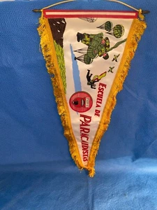 Banderín vintage Escuela de Paracaidistas Perú Loc A - Imagen 1 de 7