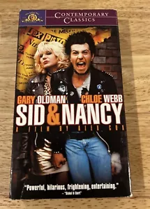 Sid & Nancy VHS 1986 Sid Vicious Sex Pistols Punk Rock Contemporary Classics - Imagen 1 de 6