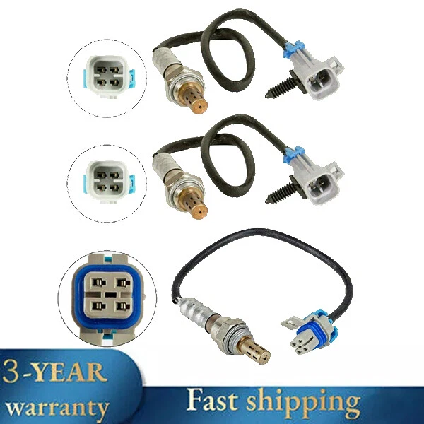 Sensor de oxígeno O2 3 piezas para Chevrolet Impala 2006-11 3,9 L V6 aguas arriba + aguas abajo Foto 1 de 4
