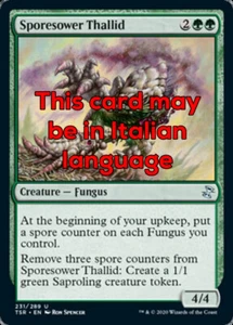 MTG 4x SPORESOWER THALLID EXC - THALLID SPARGISPORE - TSR - MAGIC - Picture 1 of 1