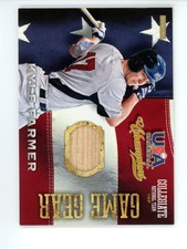 2013 Panini USA Champions Game Gear Bats  Kyle Farmer #4 USA