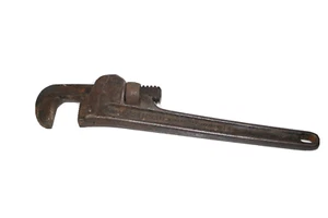 Vtg Rigid 14" Inch Heavy Duty Pipe Wrench The Ridge Tool Co Elyria Ohio Made USA - Picture 1 of 6