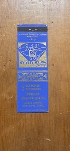 Cubierta vintage de fósforo Marot Jewelry Company Oak Ridge Tennessee - Imagen 1 de 3