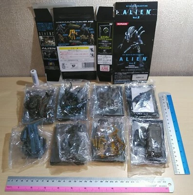 [ALIENS (1986)] # SELECCIÓN DE PELÍCULAS SF Vol. 2: Juego completo de 8 figuras # KONAMI Foto 1 de 4