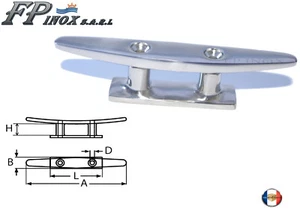 Taquet " Mast " Longueur 150mm inox 316 - A4 - Imagen 1 de 3