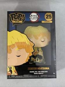 DEMON SLAYER Kimetsu no Yaiba  Funko Pop! Pin Zenitsu Agatsuma 25 New Sealed - Picture 1 of 12
