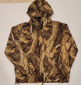 Gamehide Naked North Lightweight Shell Camo Hunting Jacket With Hood & Pockets L - Picture 1 of 6