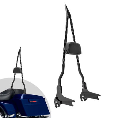 30.7" Tall Detachable Backrest Sissy Bar For Harley Road King Street Glide 97-08 - Image 1 of 4