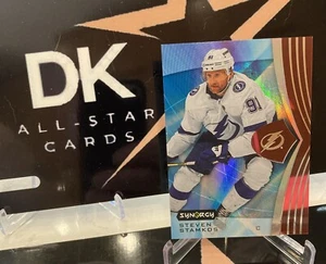 STEVEN STAMKOS RED BOUNTY CARD 2023-24 UPPER DECK SYNERGY #42 UNSCRATCHED CODE - Picture 1 of 2