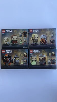 LEGO BrickHeadz Lord of the Rings 40630 40631 40632 40751 Complete SET OF 4 NEW - Image 1 of 4
