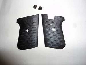JIMENEZ JA22 JA25 Black Plastic Grips with/screws - Picture 1 of 2