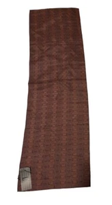 Tasca Ermenegildo Zegna quadrata marrone nuova con etichetta 100% seta. (39x11) - Foto 1 di 9