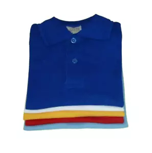 Polo Shirt School Uniform Kids Sports PE Boys Girls 5-6 to Adults NEW - Picture 1 of 10
