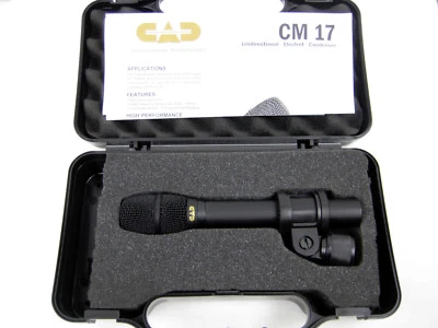 CAD CM 17 Unidirectional Electret Condenser Microphone - New, Free Shipping - Image 1 of 3