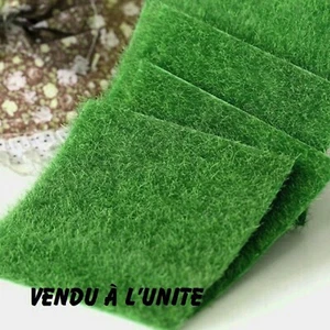 MINIATURE EN SYNTHÉTIQUE : carré de pelouse verte 15 cm*15 cm - Photo 1/2