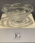 Cristal D?Arques Jg Durand Crescendo Large Crystal Centerpiece Bowl 11-3/4"