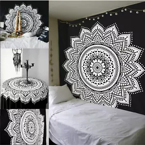 210x148cm Bohemian Mandala Tapestry –Indian Ethnic Wall Hanging Home Décor - Picture 1 of 6